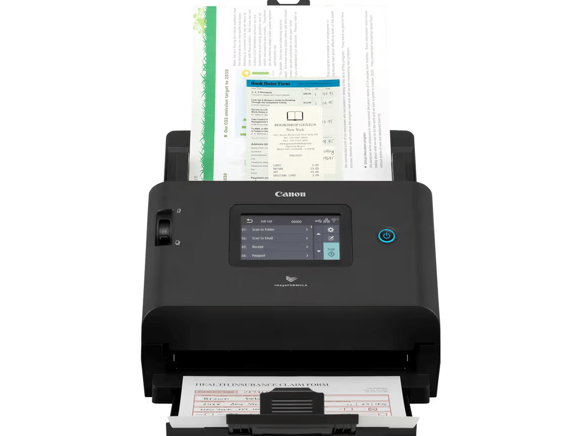 EIS document scanning operations